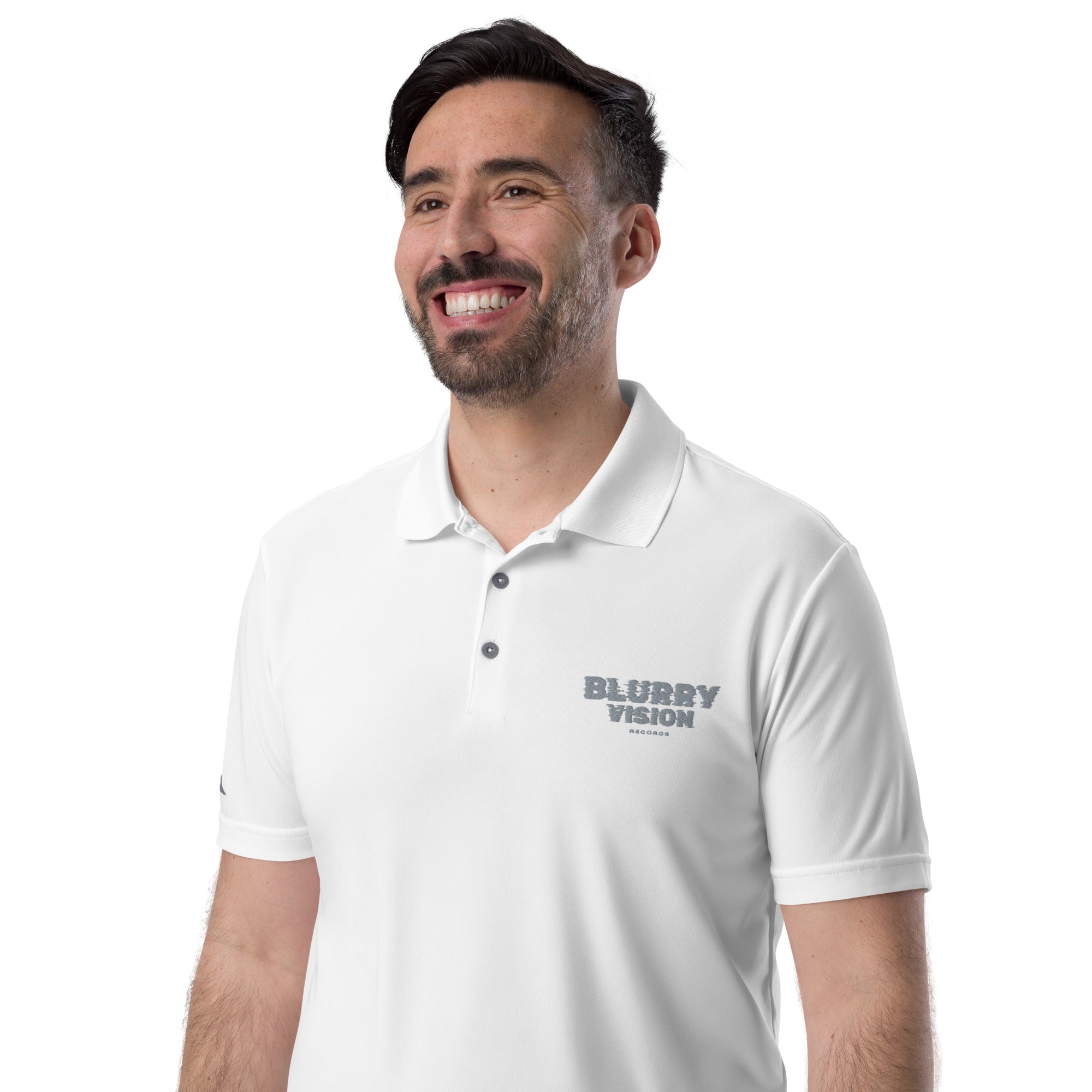 Blurry Vision adidas performance polo shirt