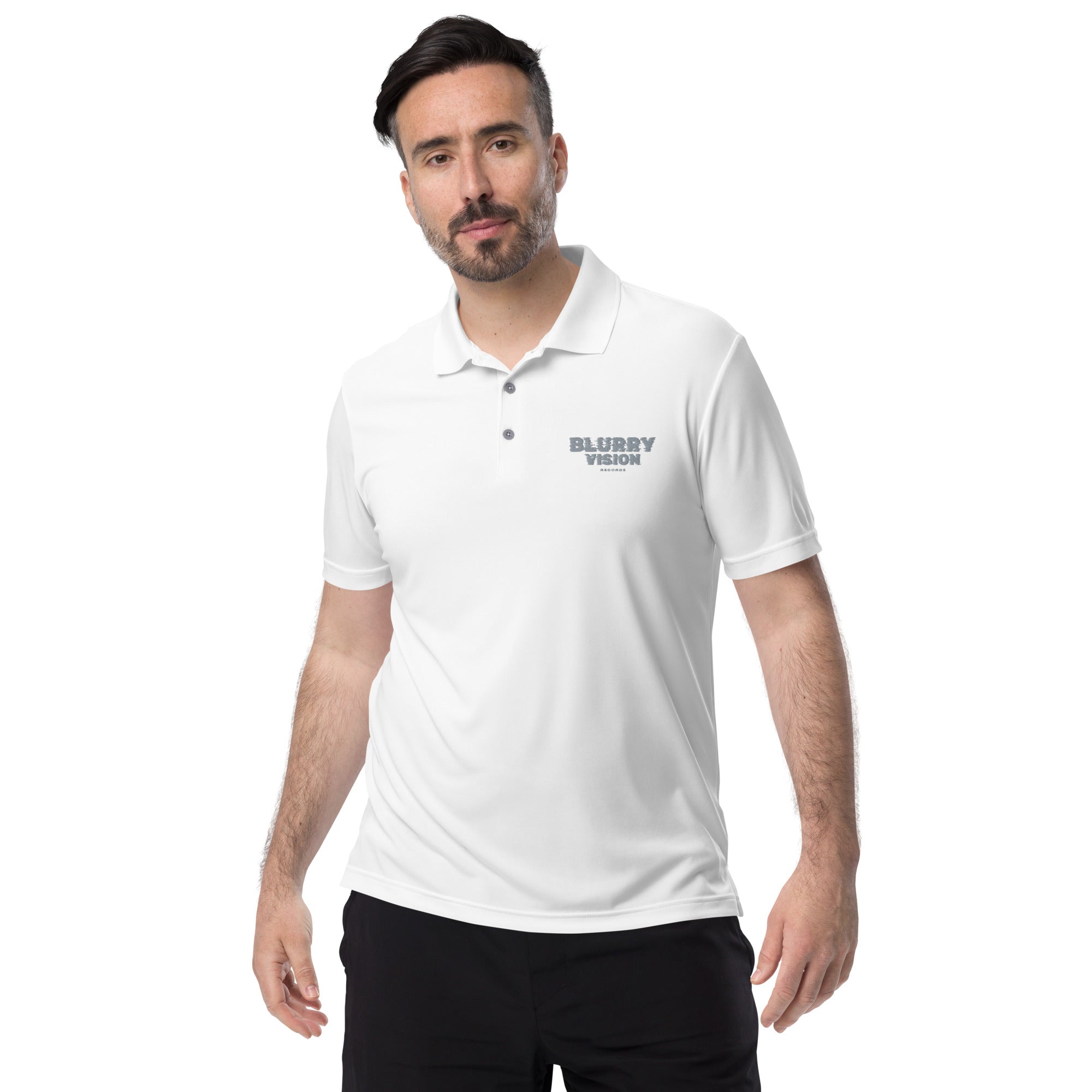 Blurry Vision adidas performance polo shirt