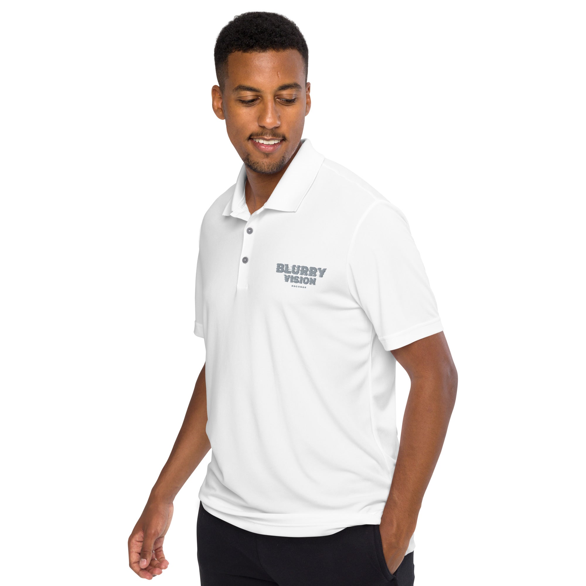 Blurry Vision adidas performance polo shirt