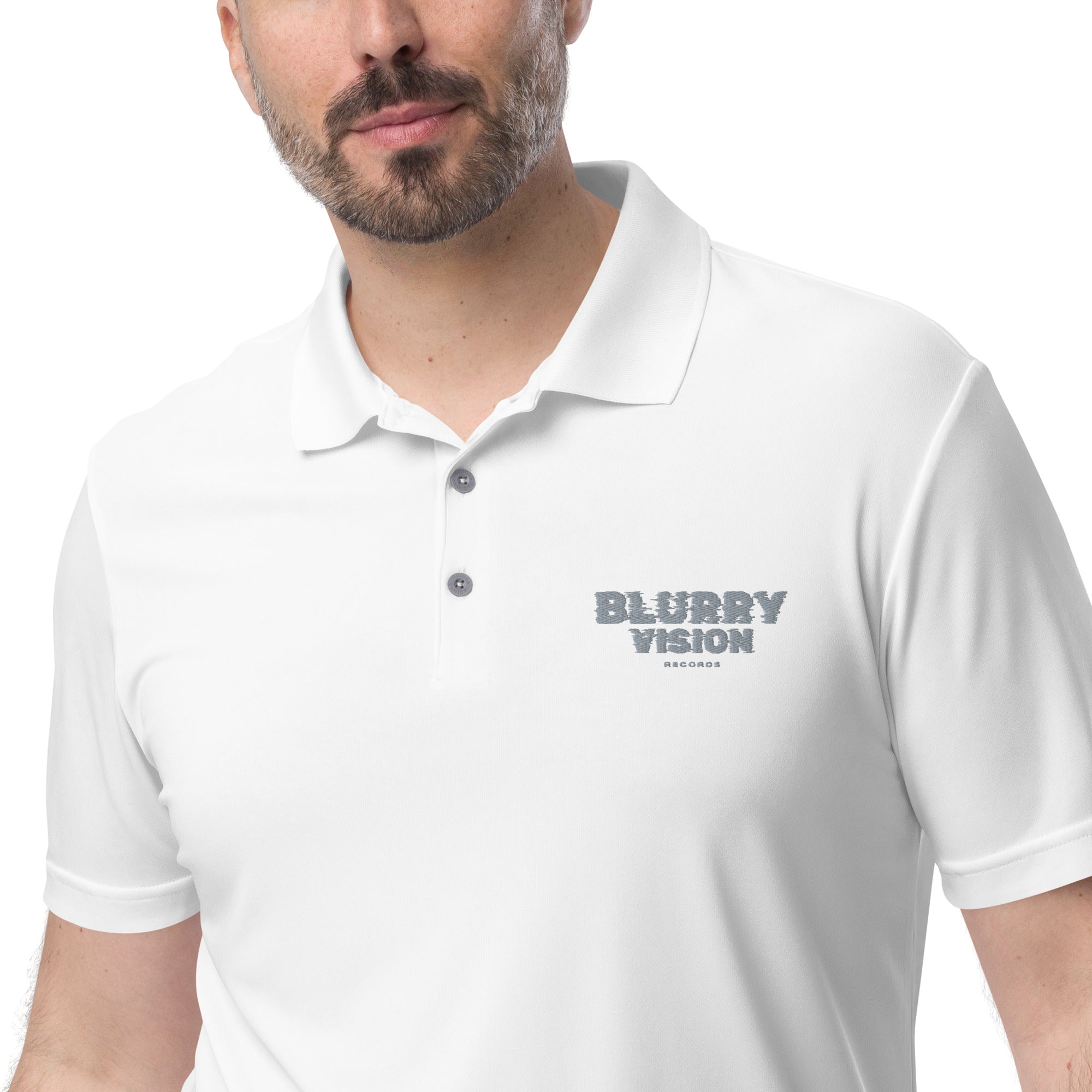 Blurry Vision adidas performance polo shirt