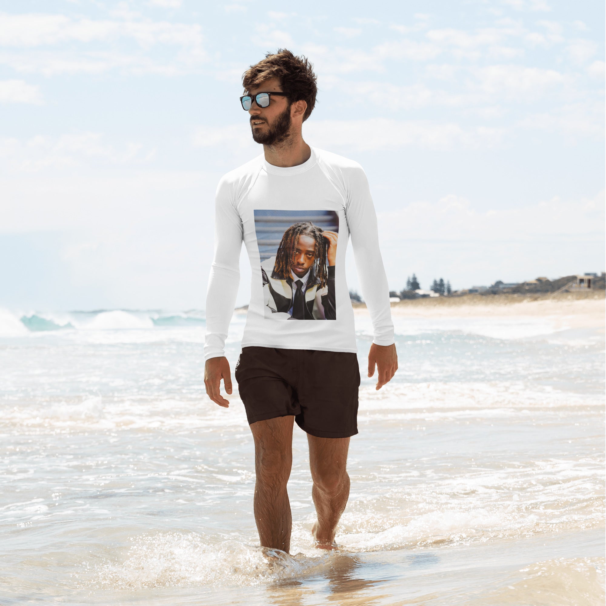 Blurry Vision Men's Rash Guard