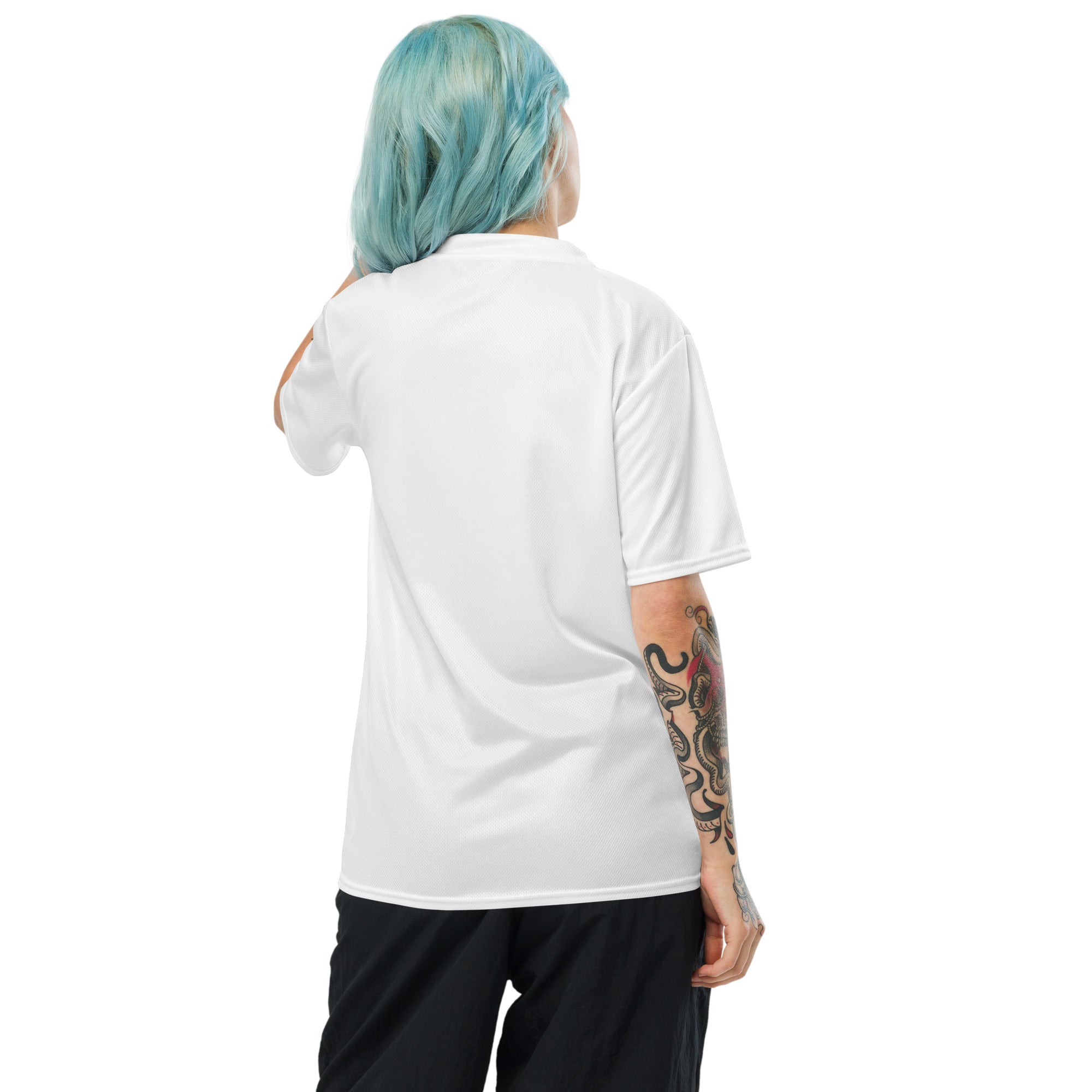 Blurry Vision Recycled unisex sports jersey