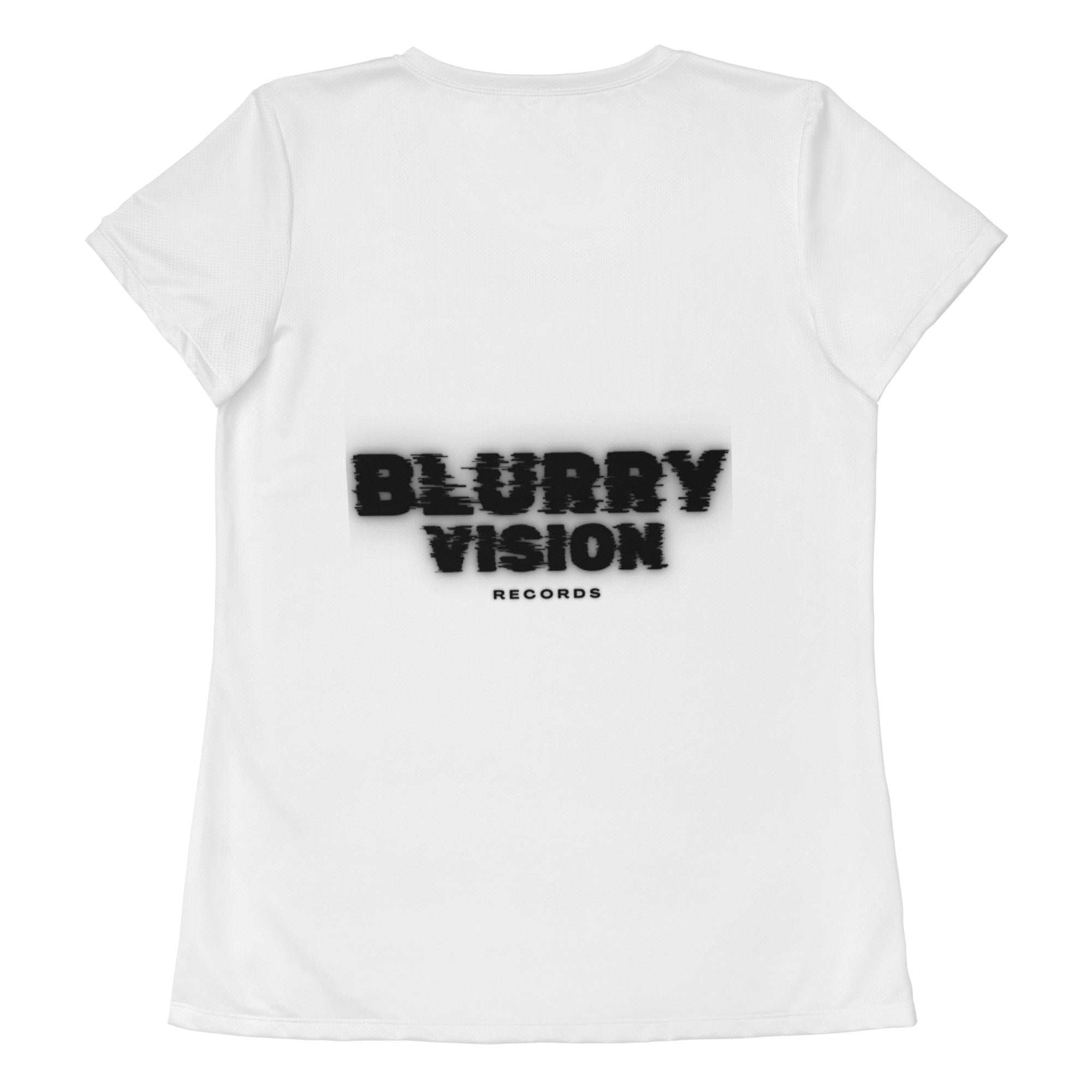 Blurry Vision All-Over Print Women's Athletic T-shirt