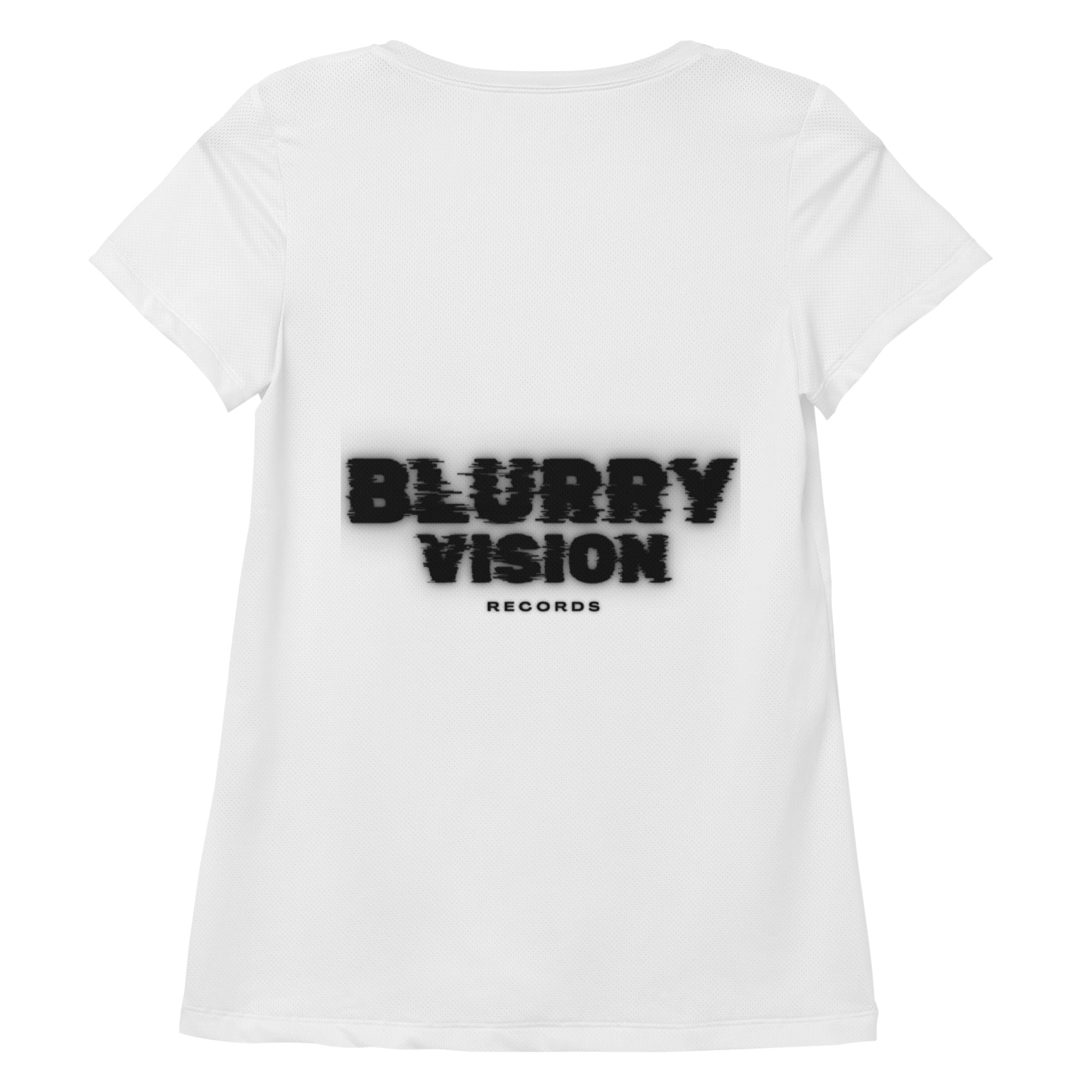 Blurry Vision All-Over Print Women's Athletic T-shirt