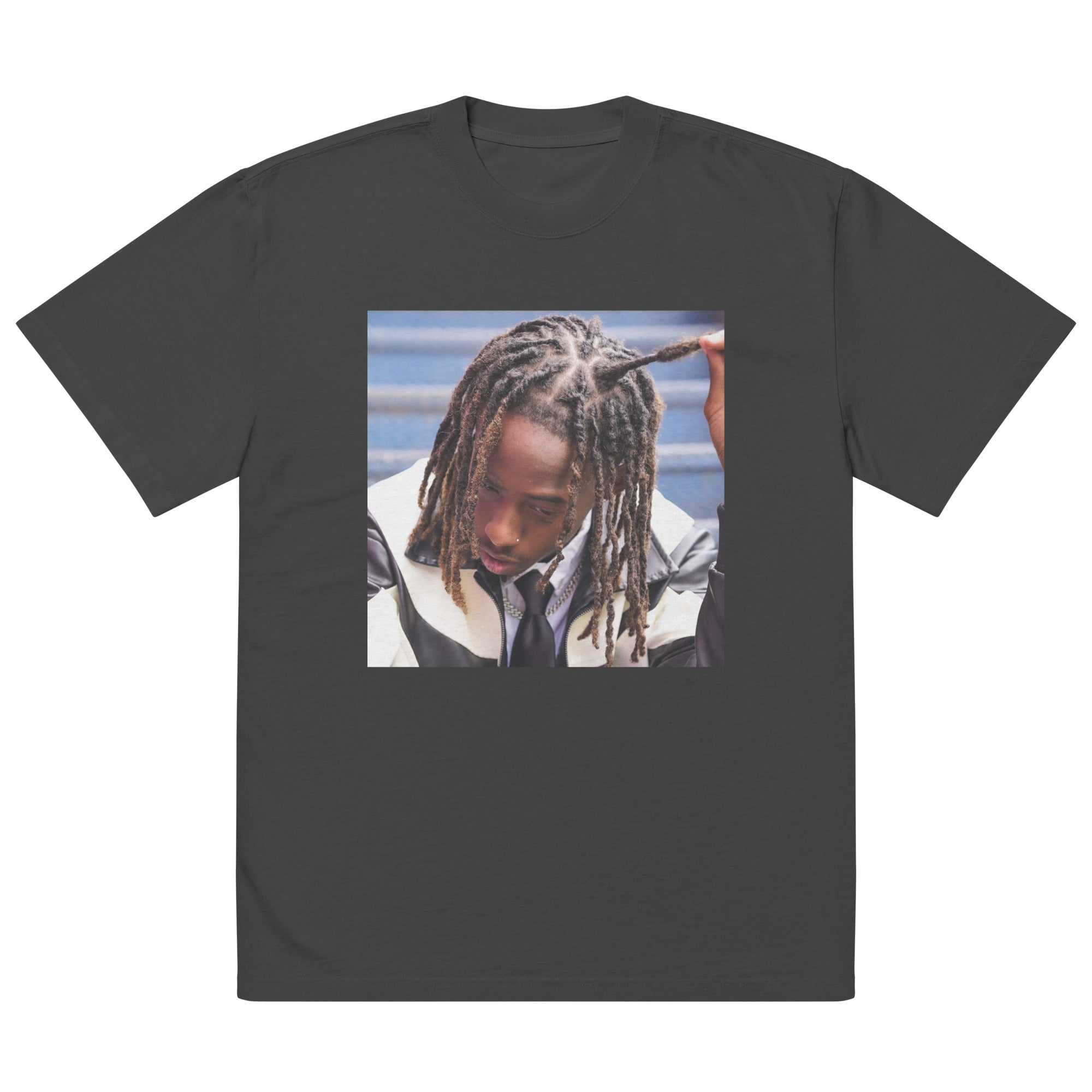 Blurry Vision Oversized faded t-shirt