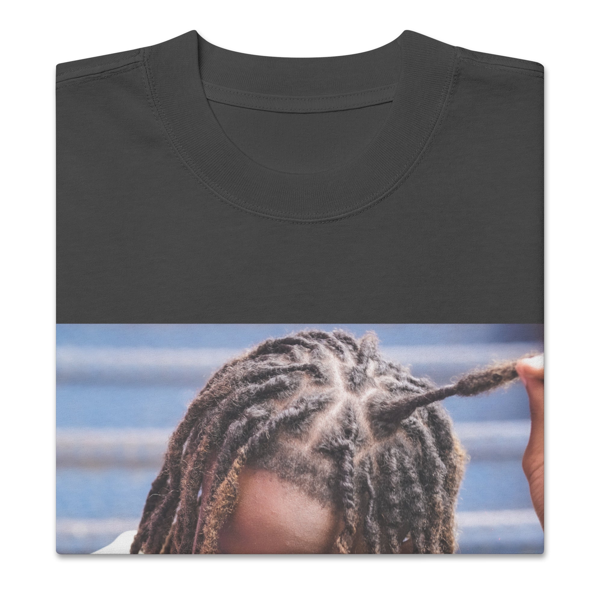 Blurry Vision Oversized faded t-shirt