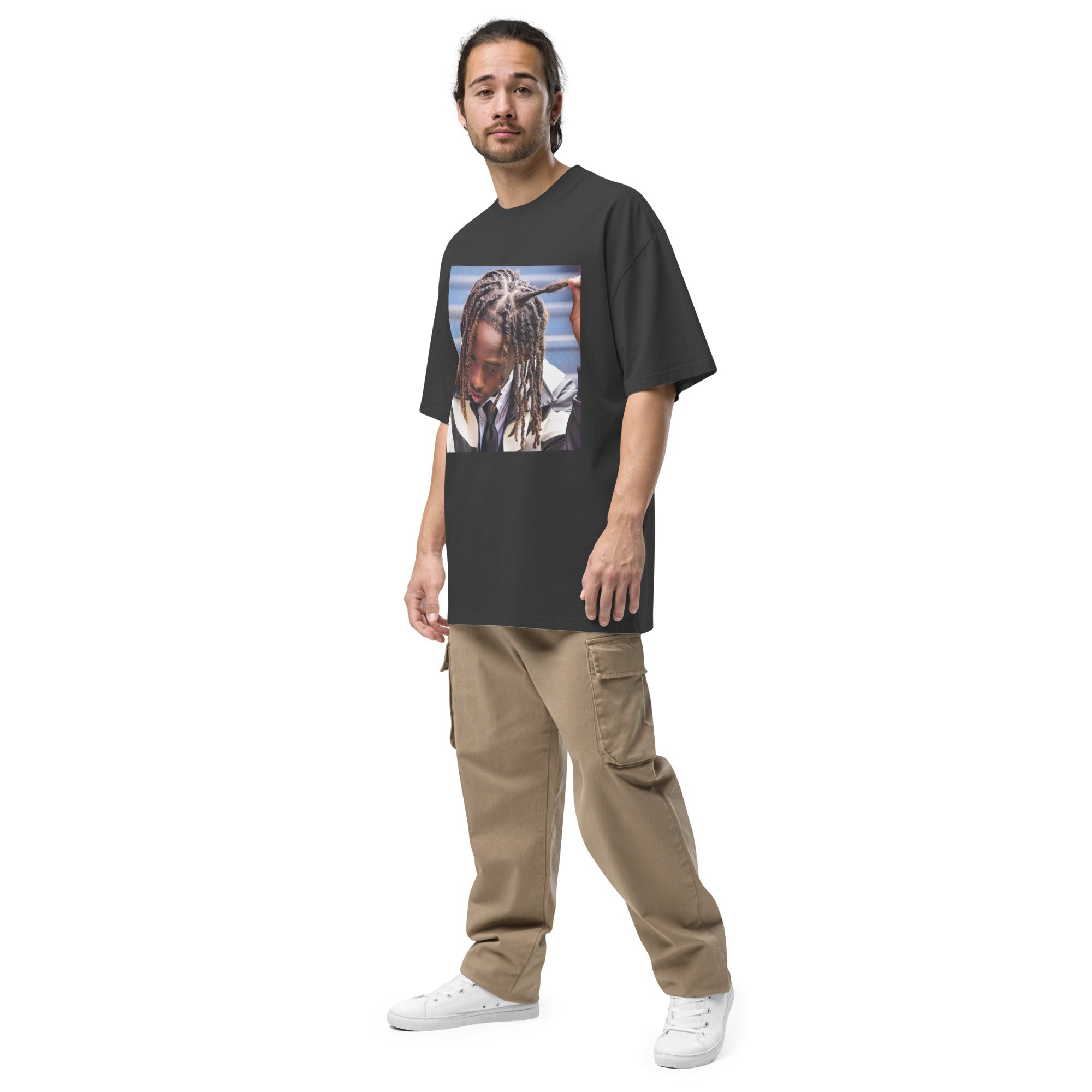 Blurry Vision Oversized faded t-shirt