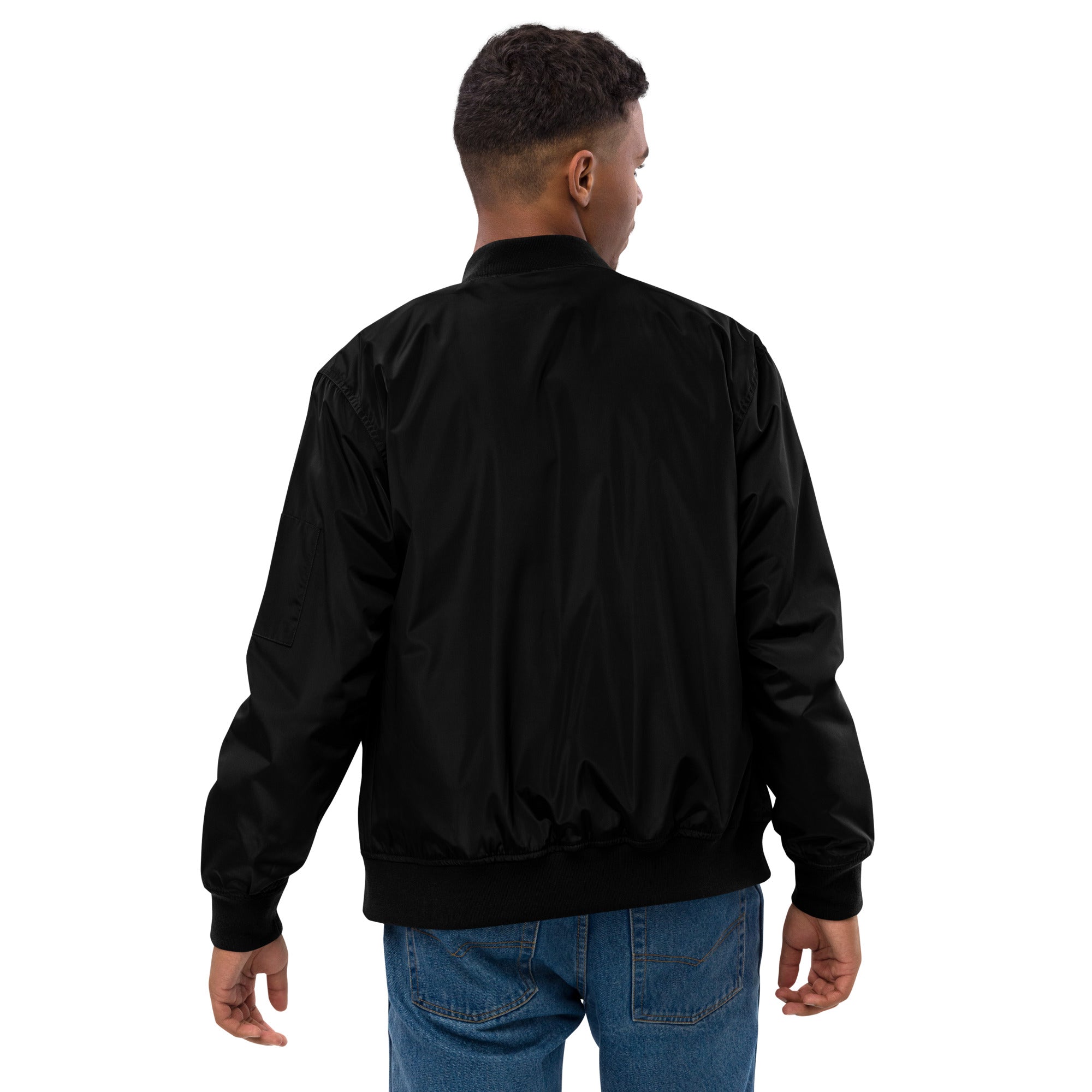 Blurry Vision Premium recycled bomber jacket