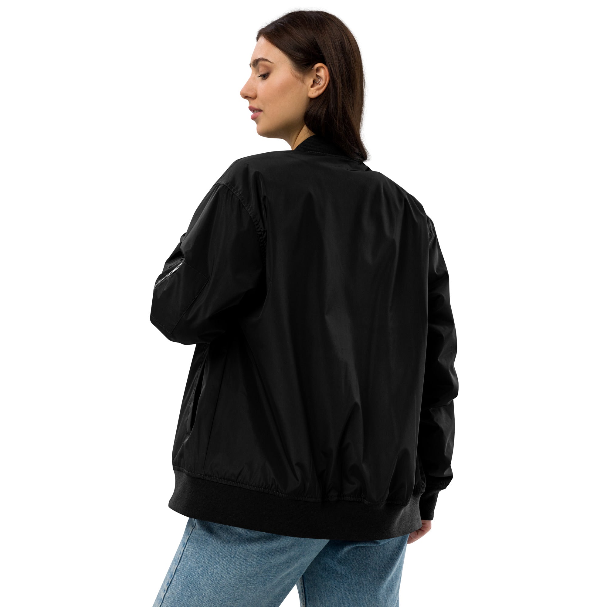 Blurry Vision Premium recycled bomber jacket