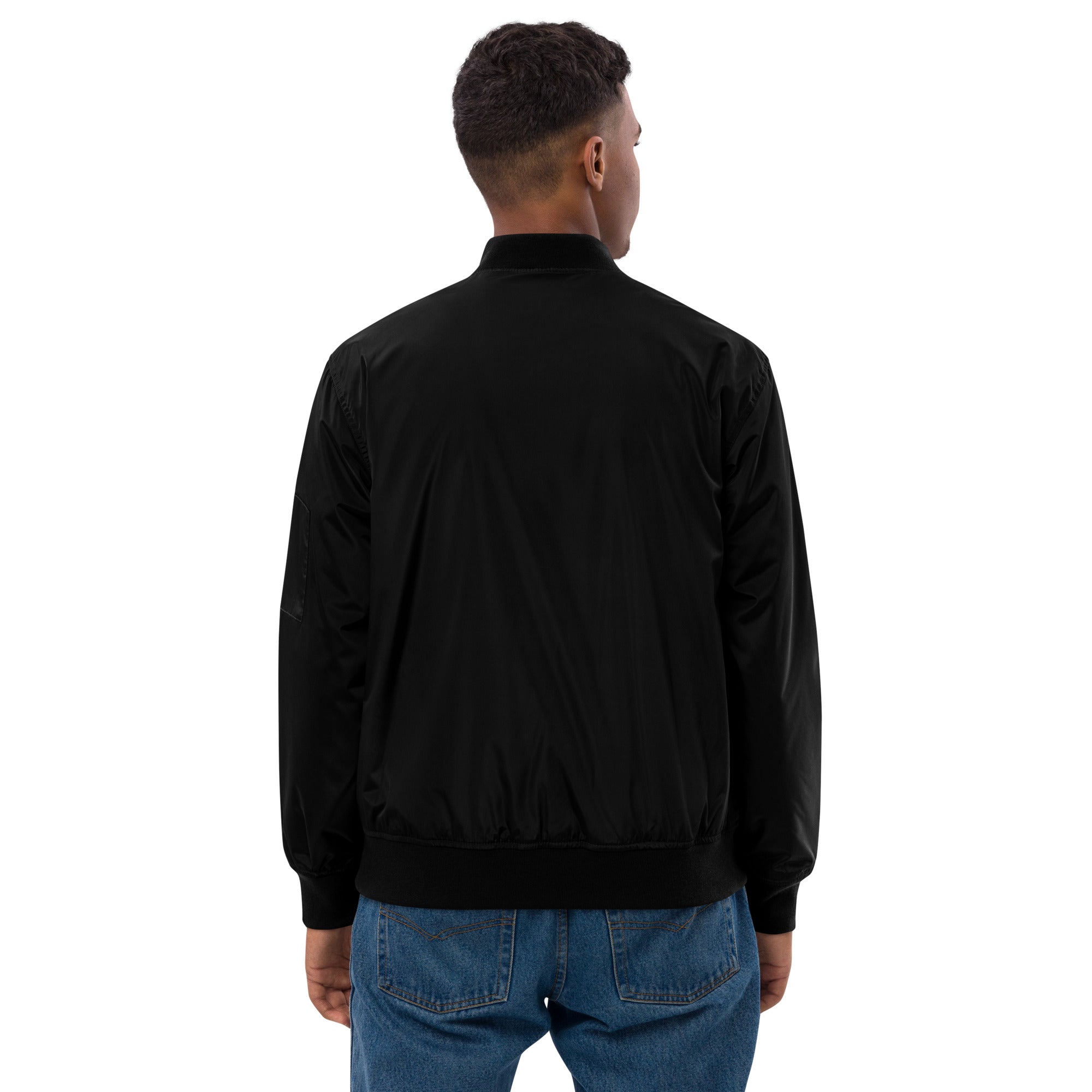 Blurry Vision Premium recycled bomber jacket