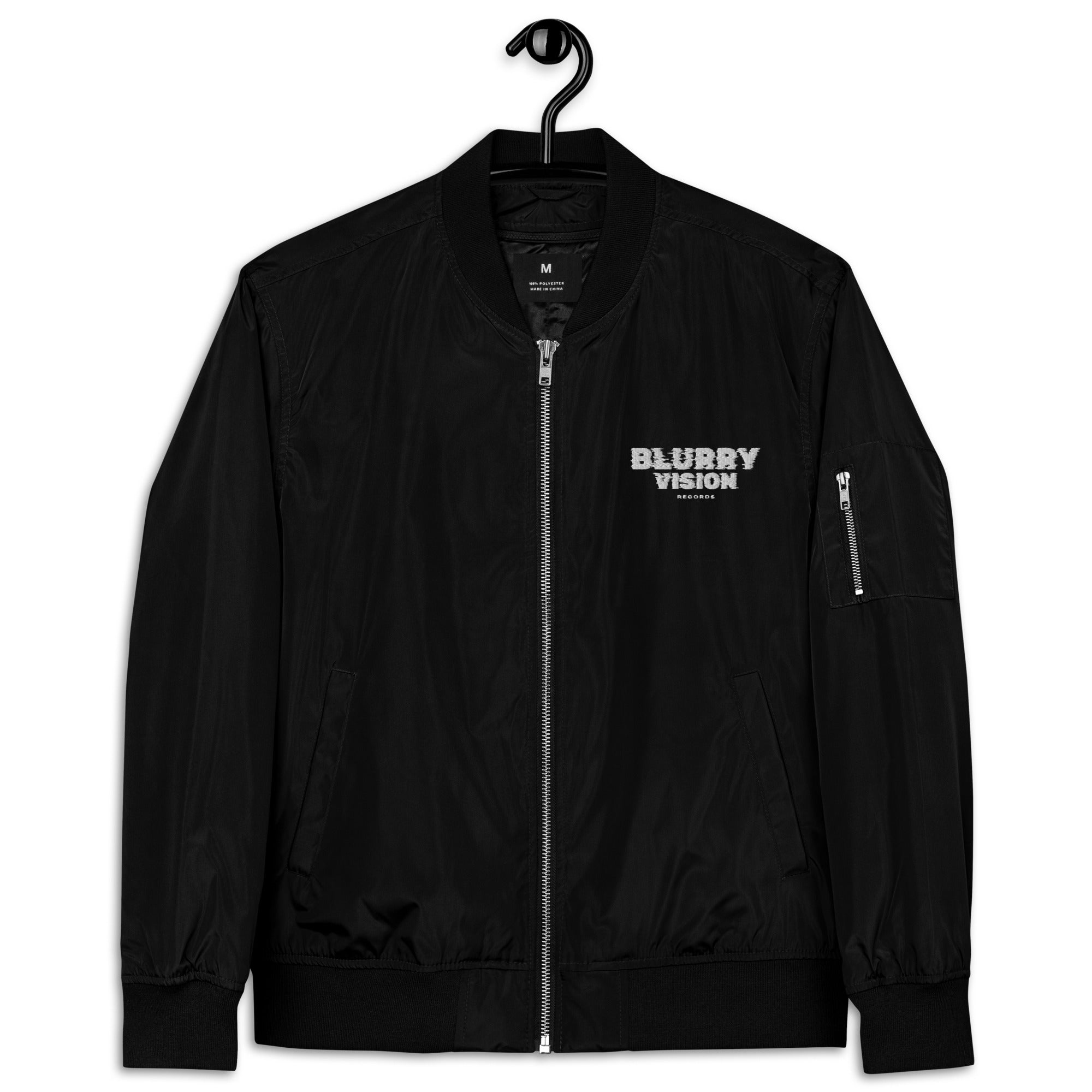 Blurry Vision Premium recycled bomber jacket