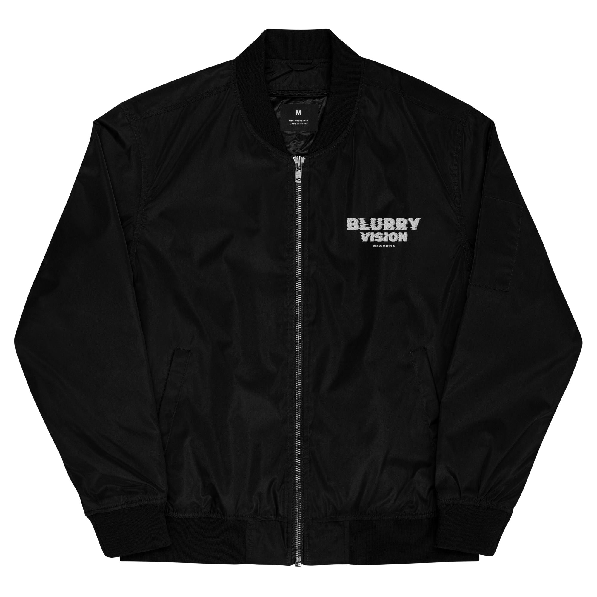 Blurry Vision Premium recycled bomber jacket