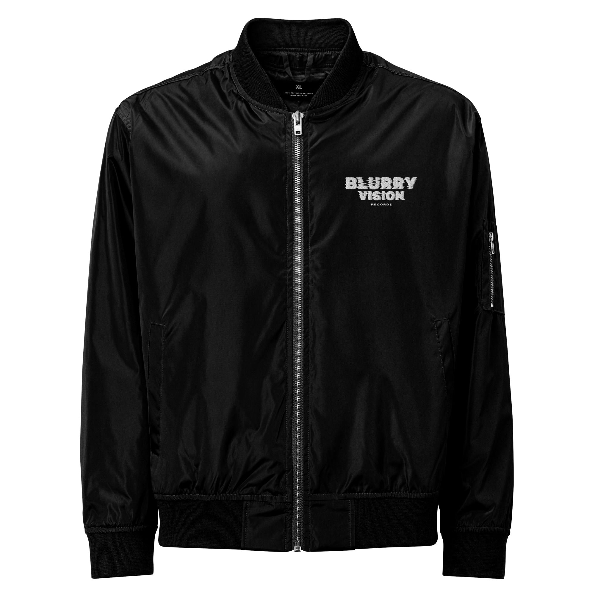 Blurry Vision Premium recycled bomber jacket