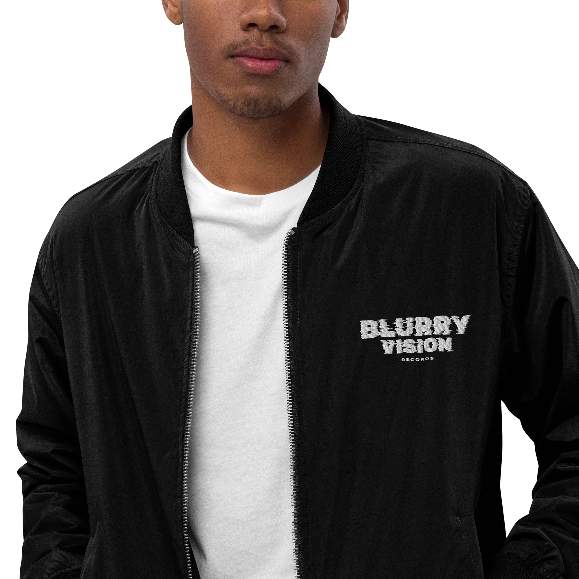 Blurry Vision Premium recycled bomber jacket