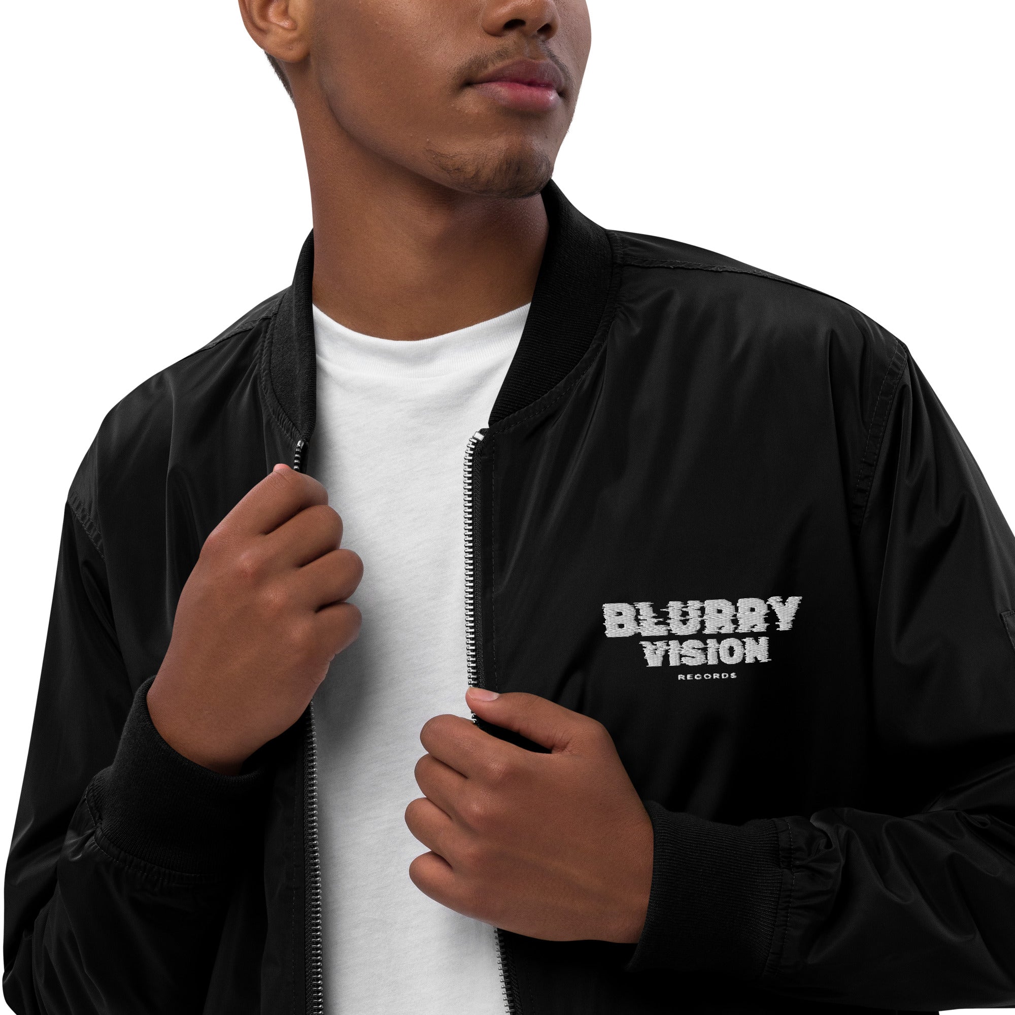 Blurry Vision Premium recycled bomber jacket