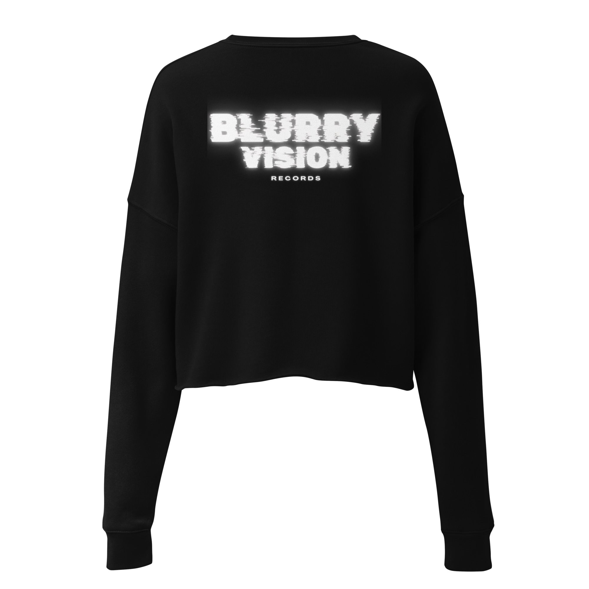 Blurry Vision Crop Sweatshirt