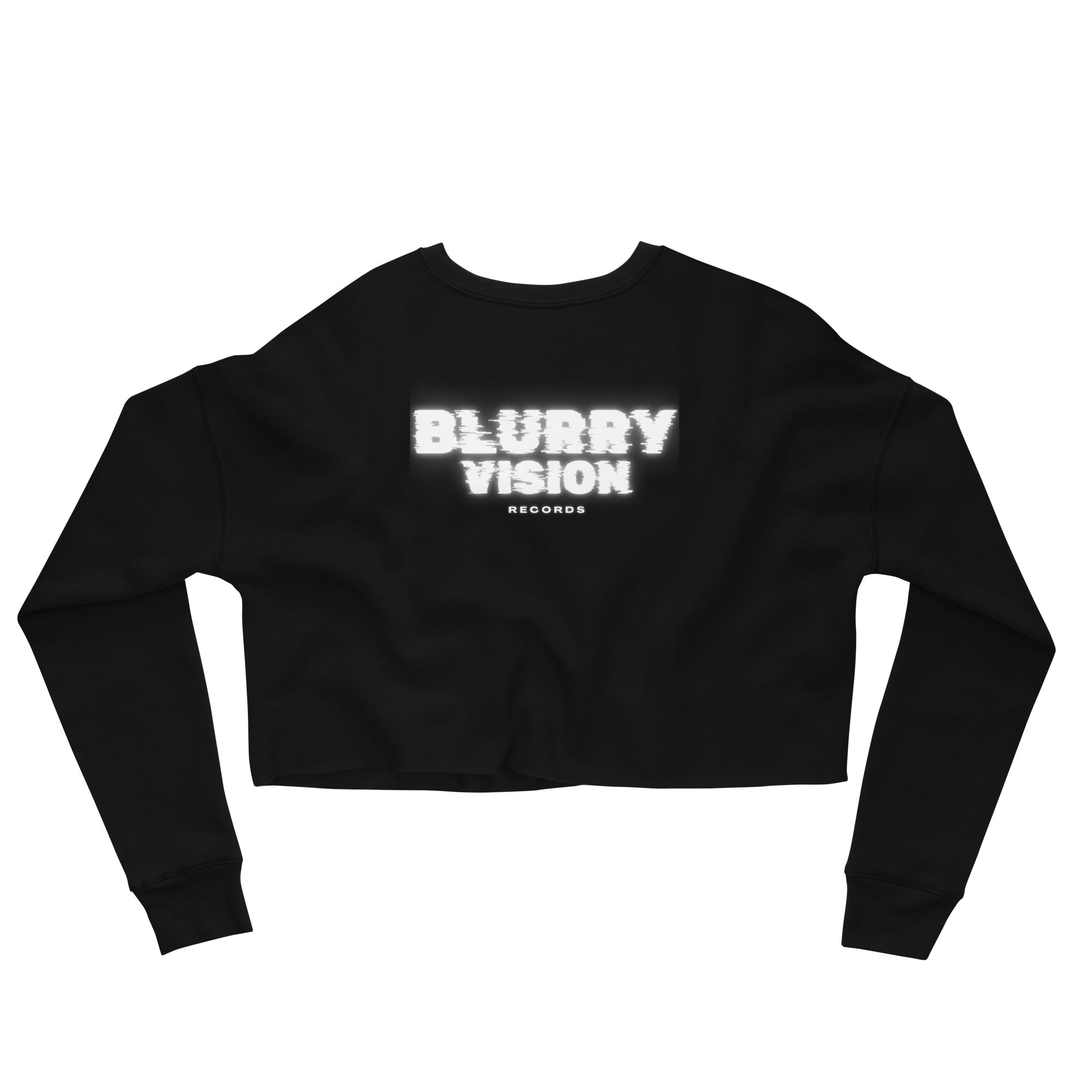 Blurry Vision Crop Sweatshirt