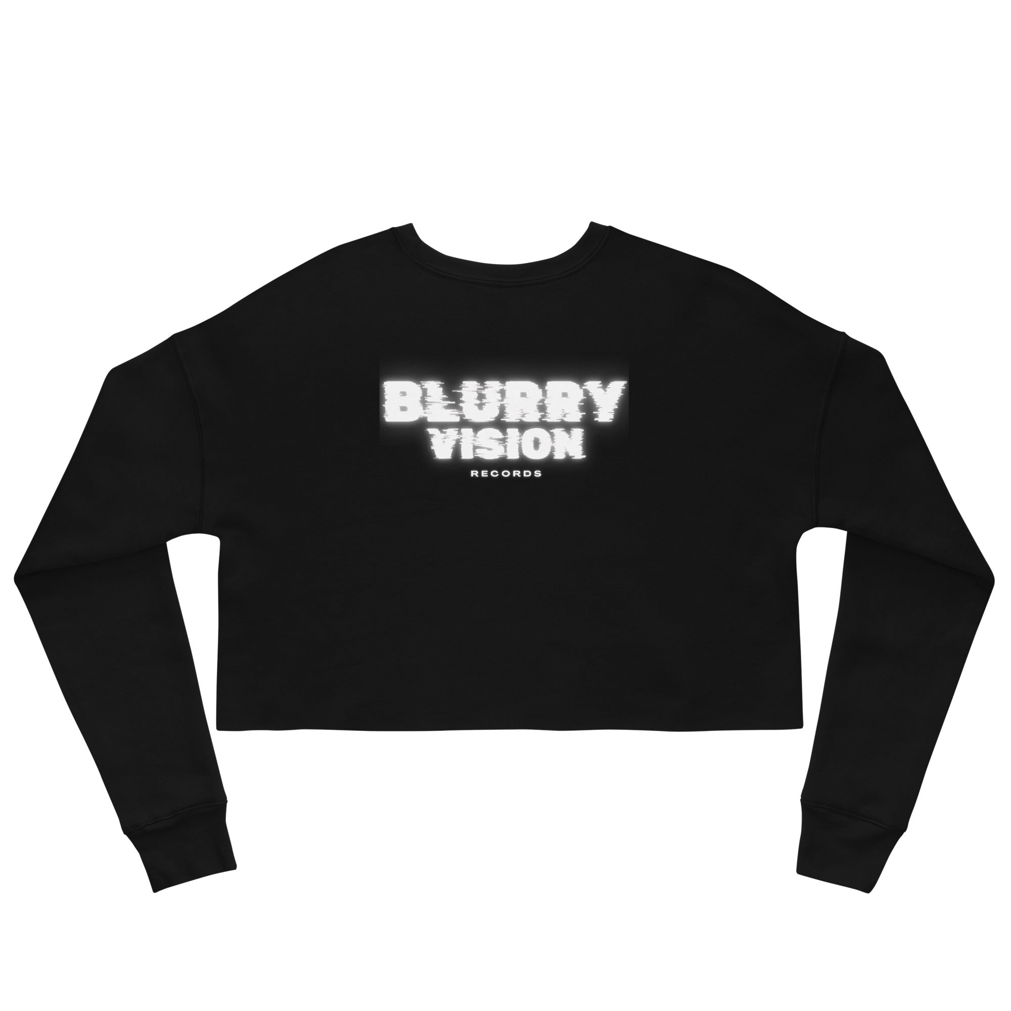 Blurry Vision Crop Sweatshirt