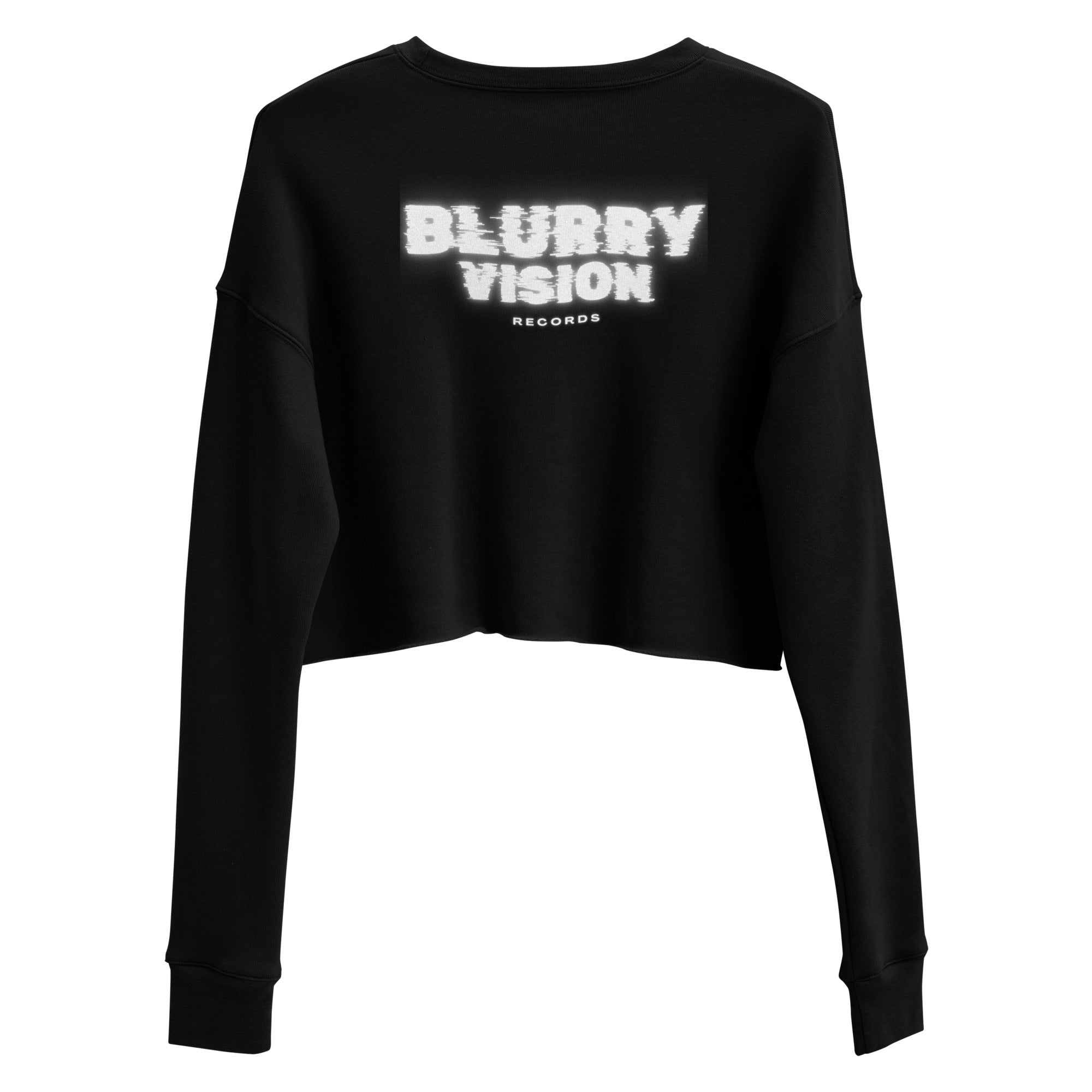 Blurry Vision Crop Sweatshirt