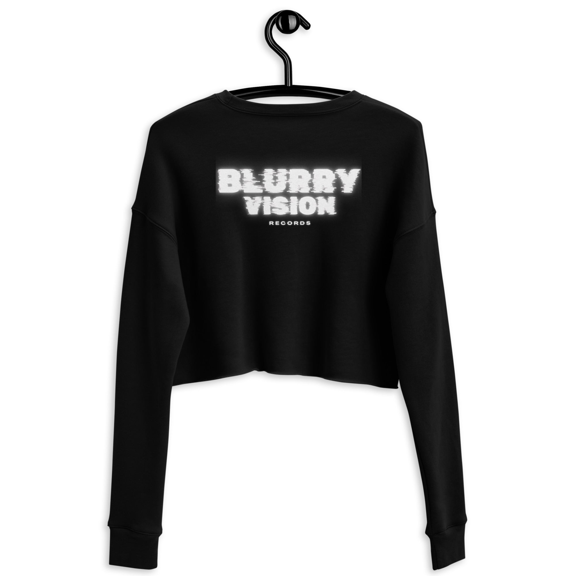 Blurry Vision Crop Sweatshirt