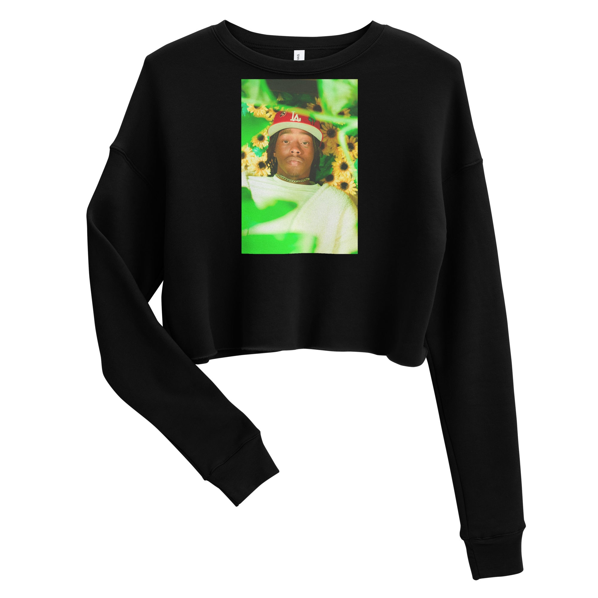 Blurry Vision Crop Sweatshirt