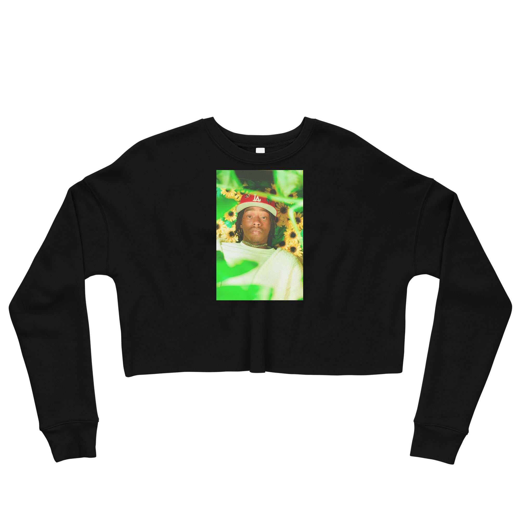 Blurry Vision Crop Sweatshirt