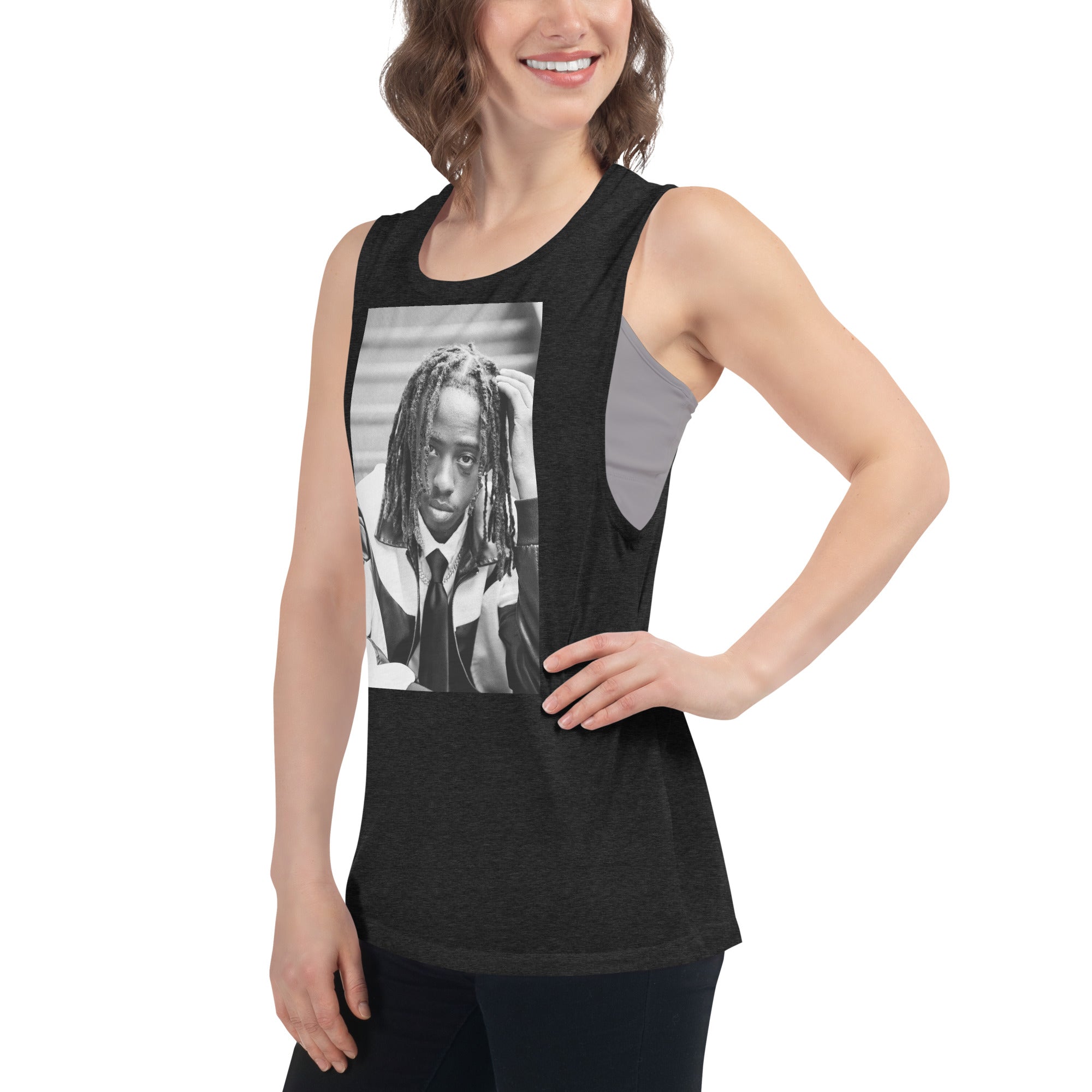 Blurry Vision Ladies’ Muscle Tank