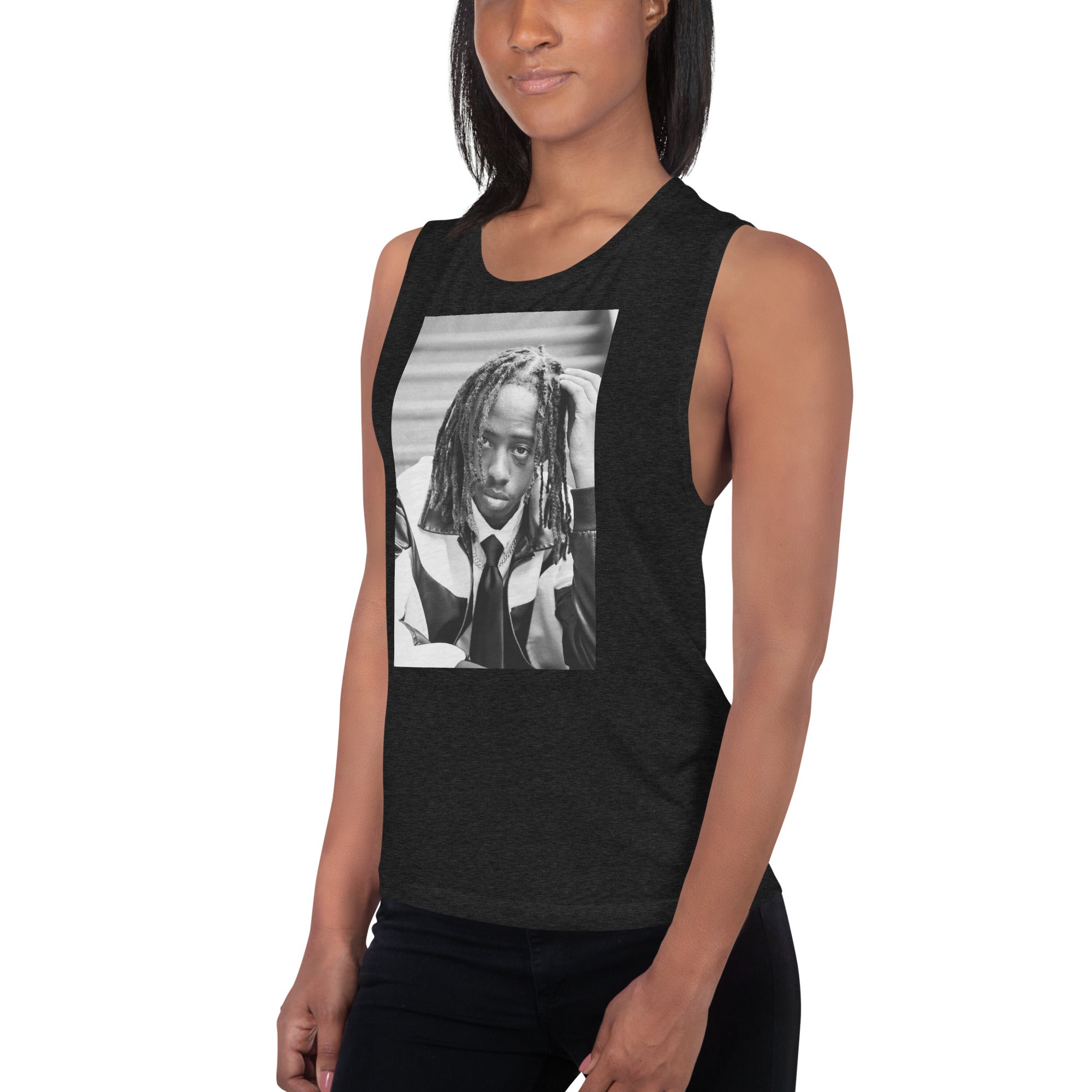 Blurry Vision Ladies’ Muscle Tank