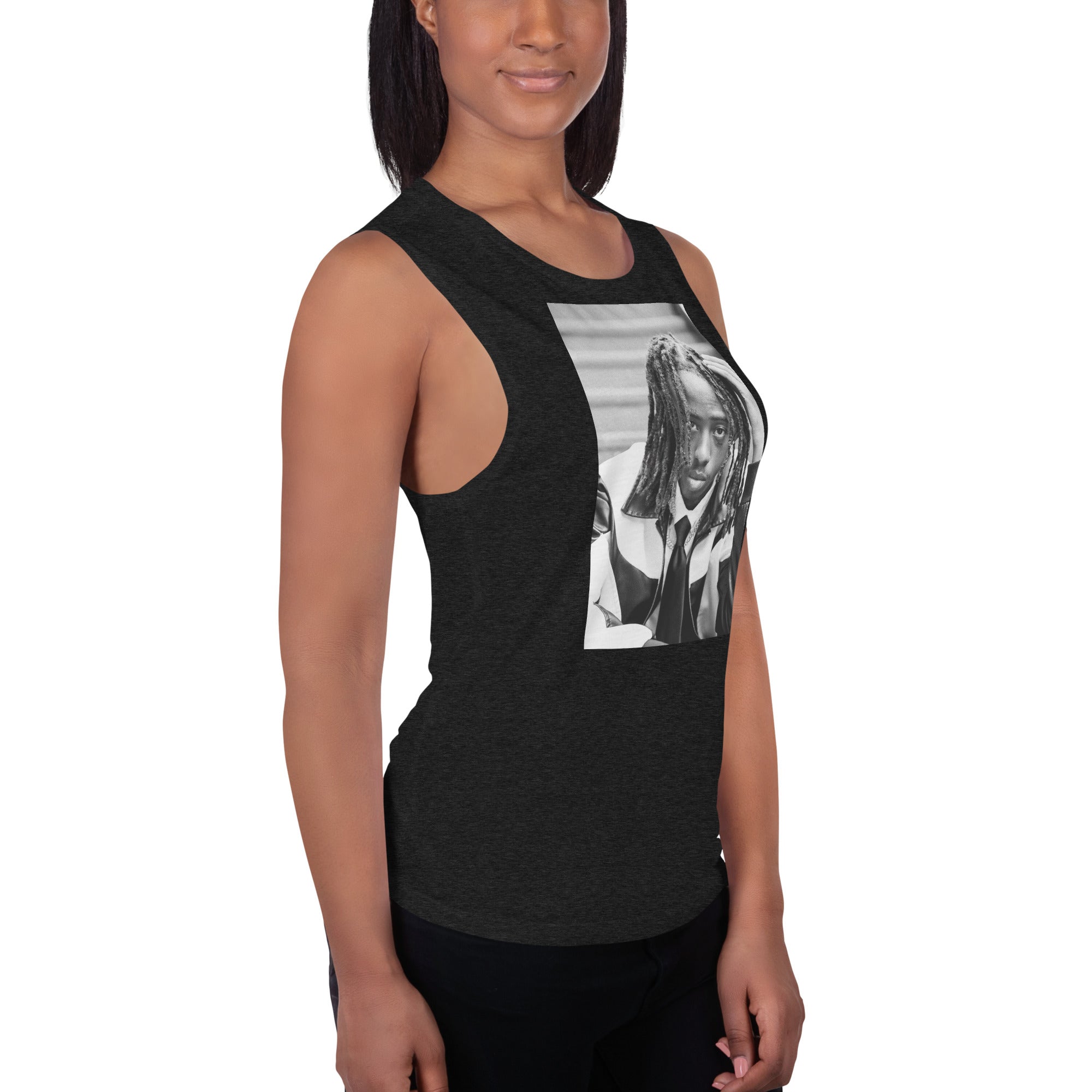 Blurry Vision Ladies’ Muscle Tank