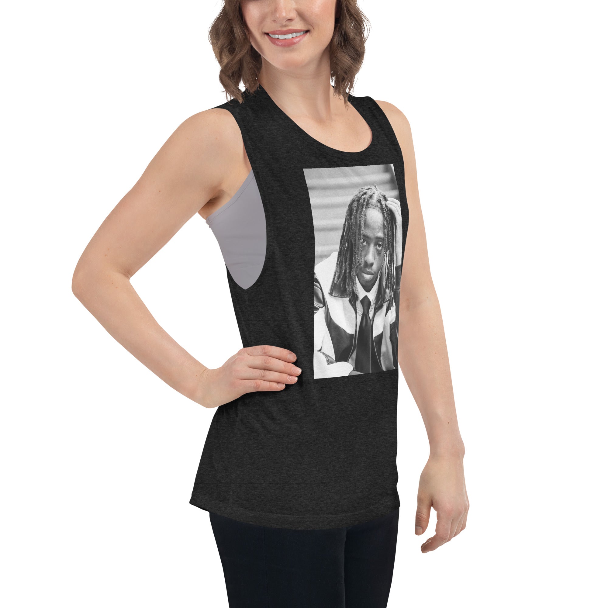 Blurry Vision Ladies’ Muscle Tank